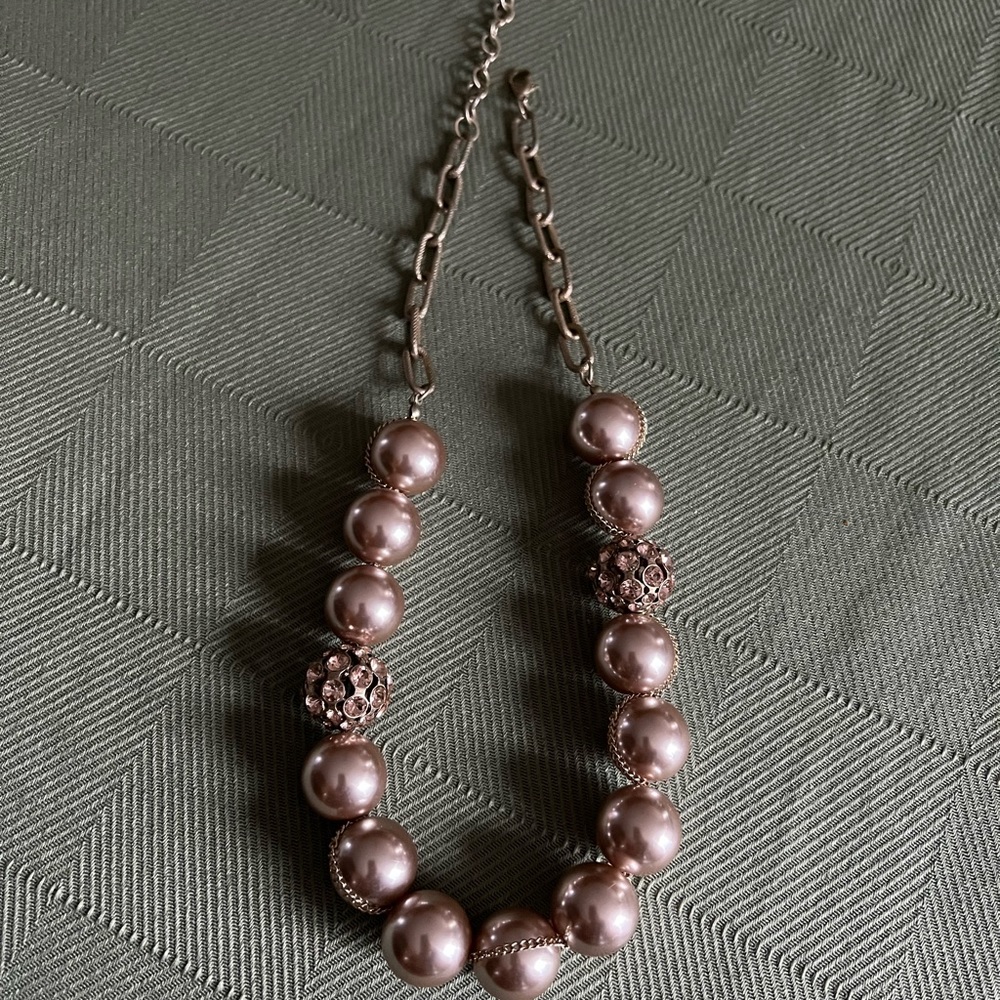 Pearl statement necklace